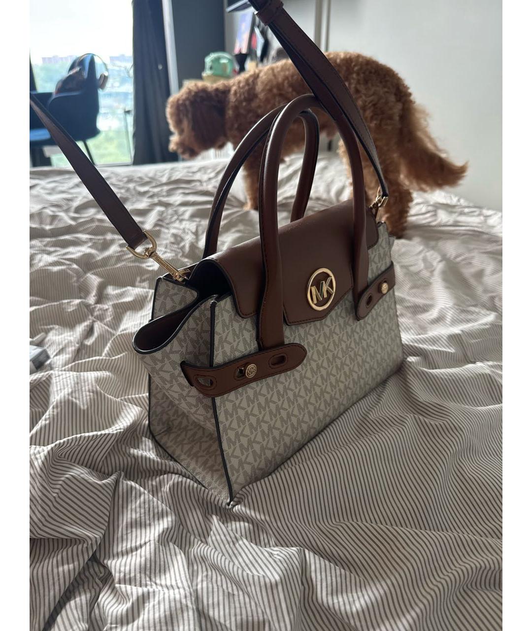 MICHAEL KORS Коричневая сумка тоут, фото 2