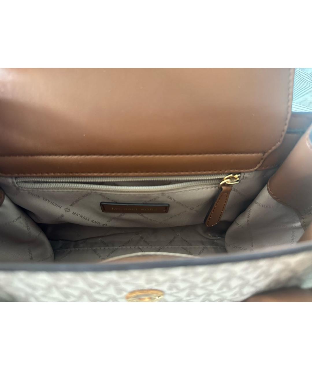 MICHAEL KORS Коричневая сумка тоут, фото 7