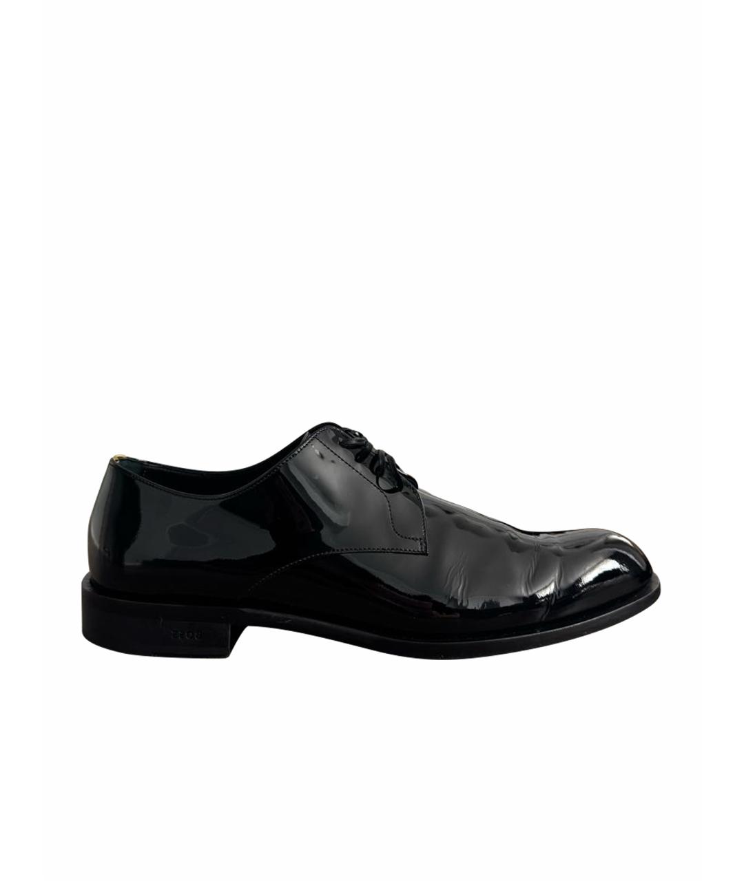 HUGO BOSS Черные туфли из лакированной кожи, фото 1