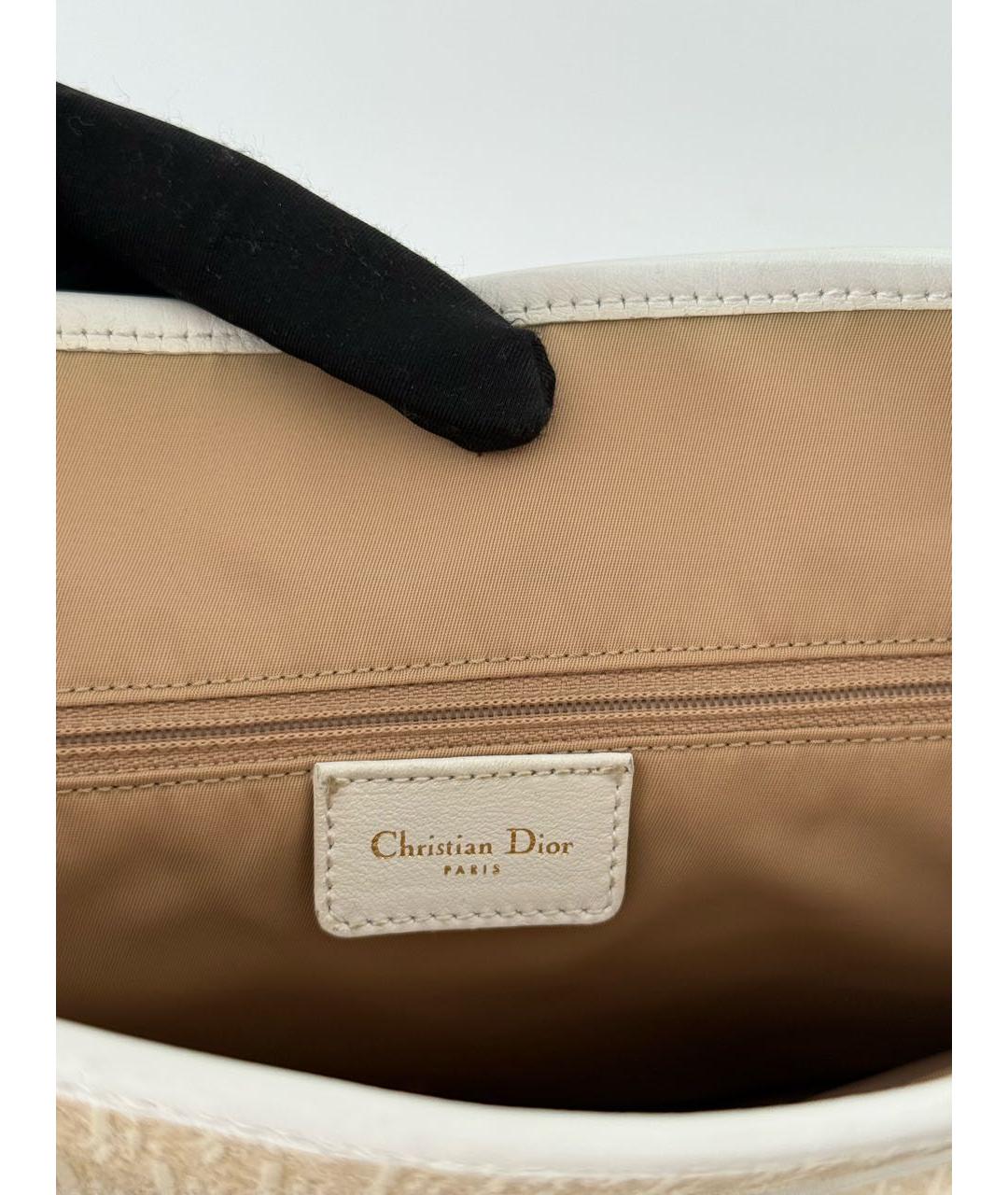 CHRISTIAN DIOR Золотая сумка тоут, фото 5