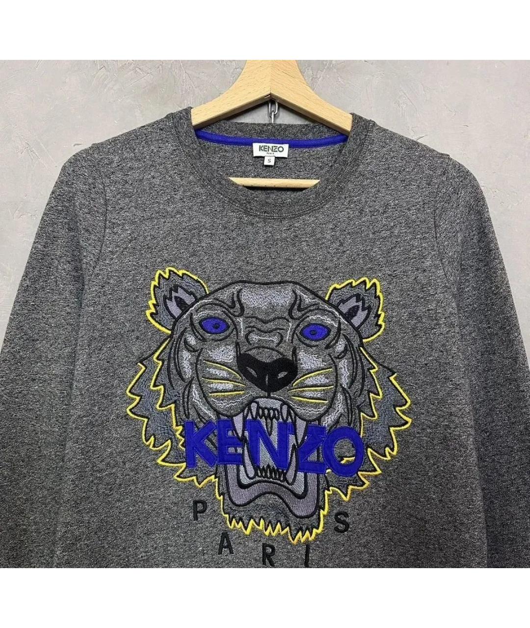 KENZO Серое повседневное платье, фото 2