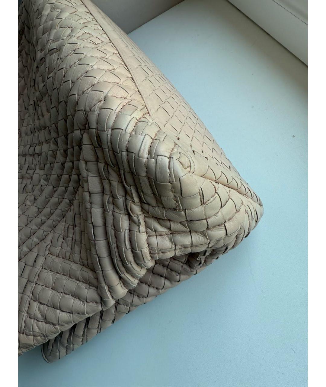 BOTTEGA VENETA Розовая кожаная сумка тоут, фото 7