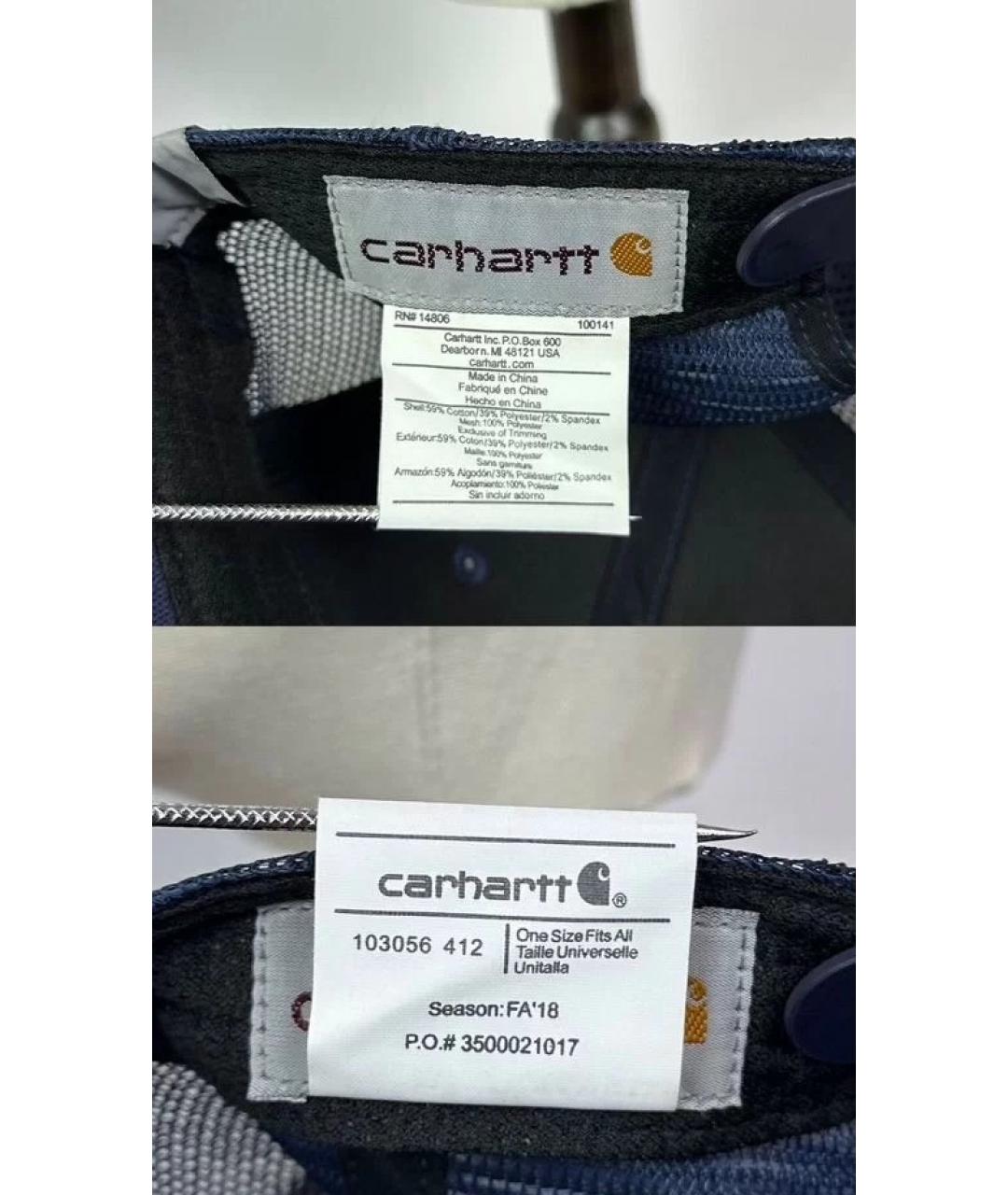 CARHARTT Темно-синяя кепка/бейсболка, фото 9