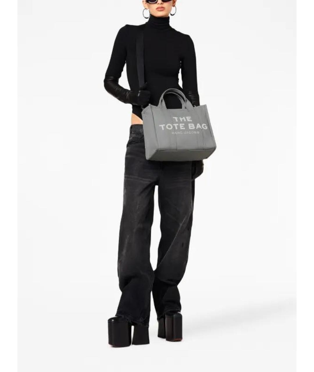 MARC JACOBS Серая сумка тоут, фото 6