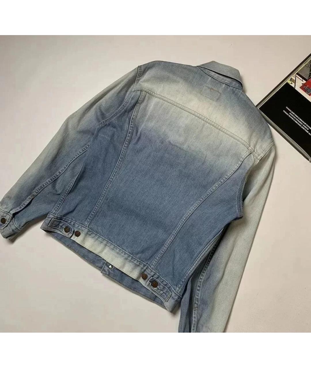 LEVI'S Голубая хлопковая куртка, фото 3