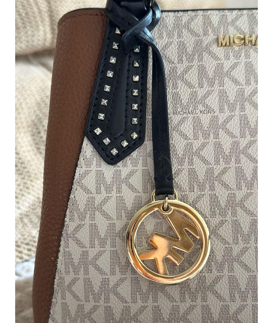 MICHAEL KORS Коричневая сумка тоут, фото 5