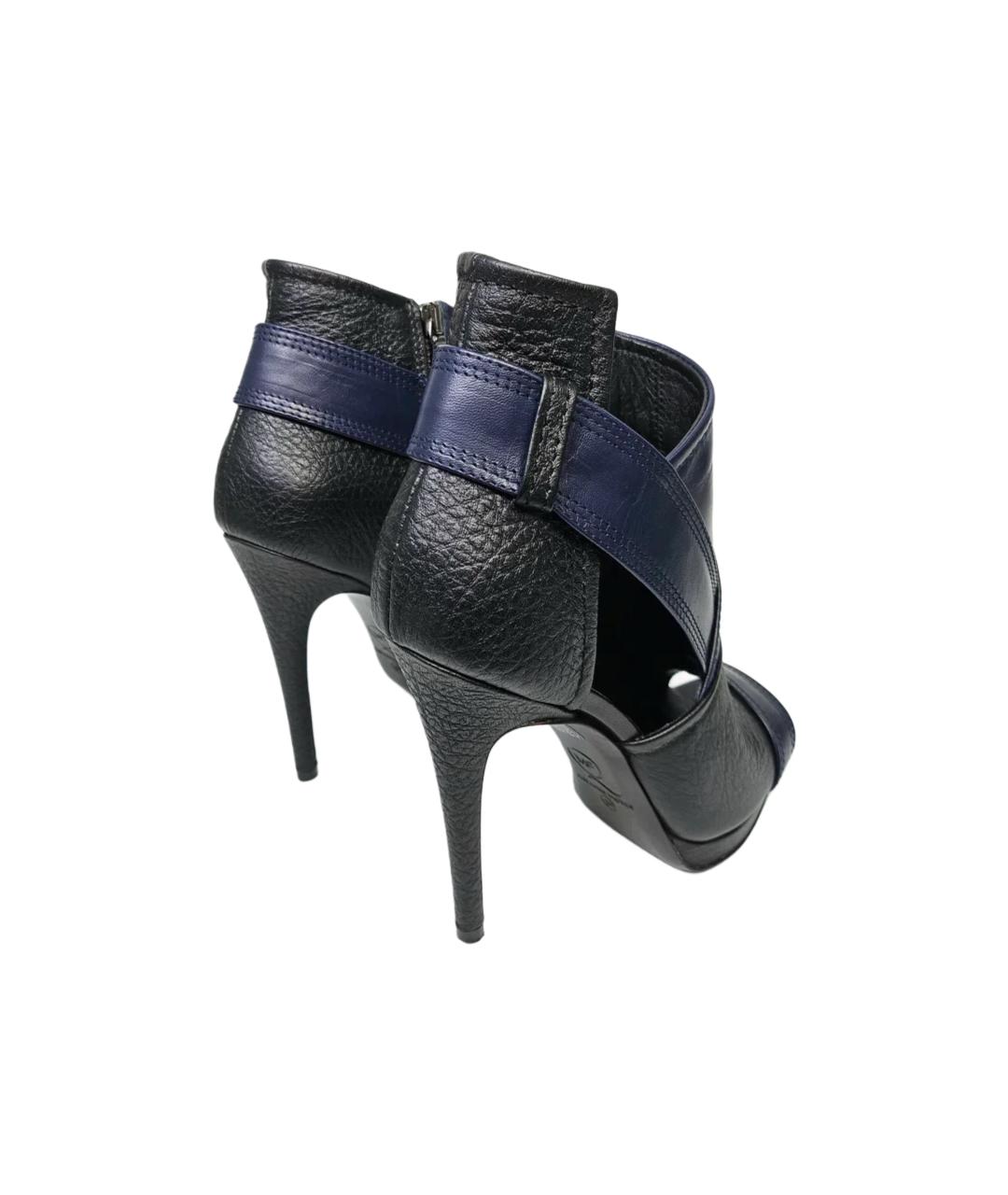 ALEXANDER MCQUEEN Кожаные ботильоны, фото 6