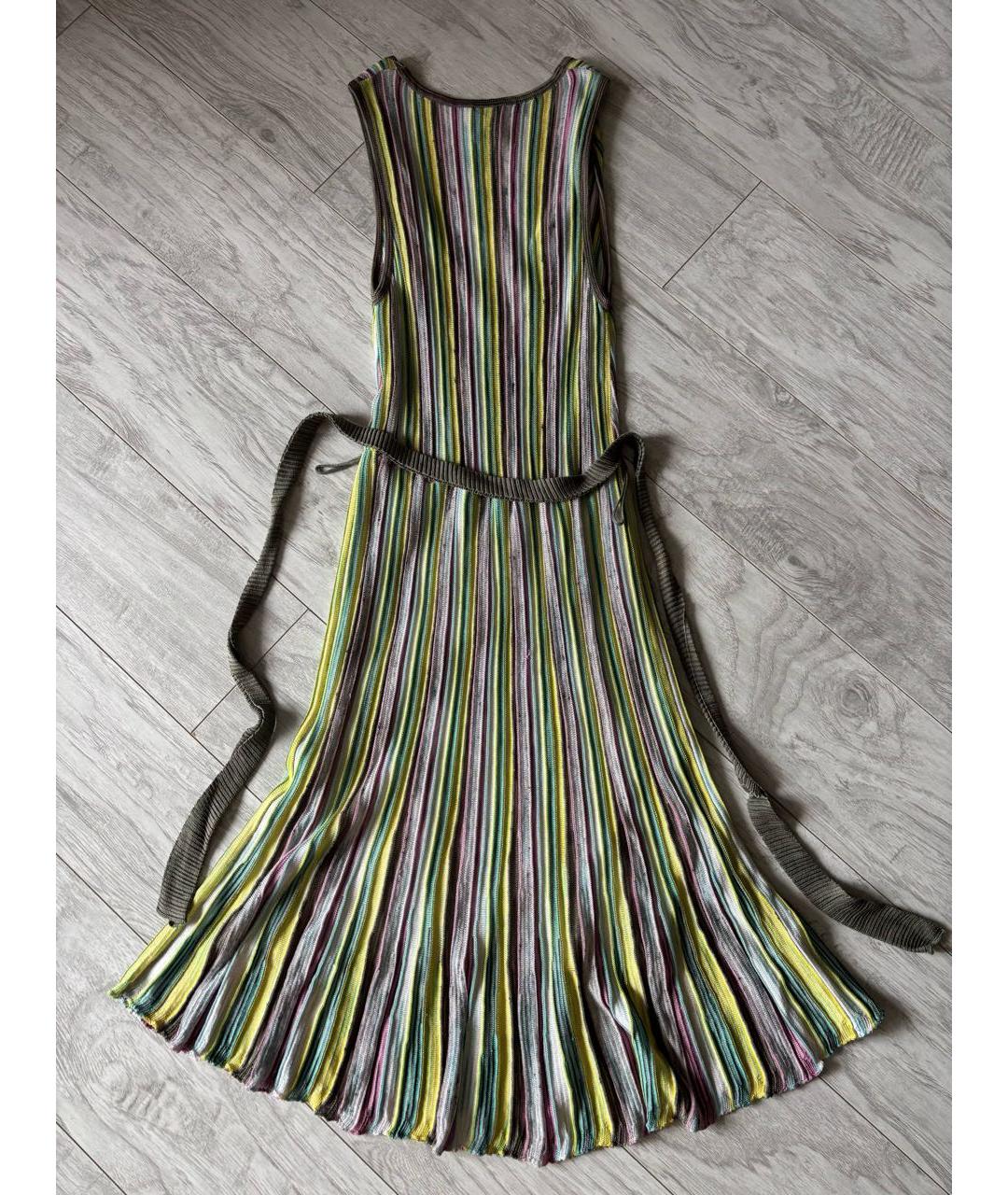 MISSONI Мульти хлопковое повседневное платье, фото 2