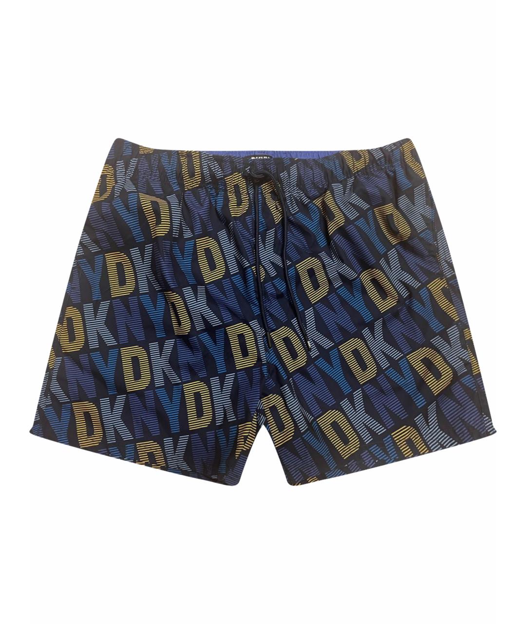 DKNY Синие полиэстеровые шорты, фото 1