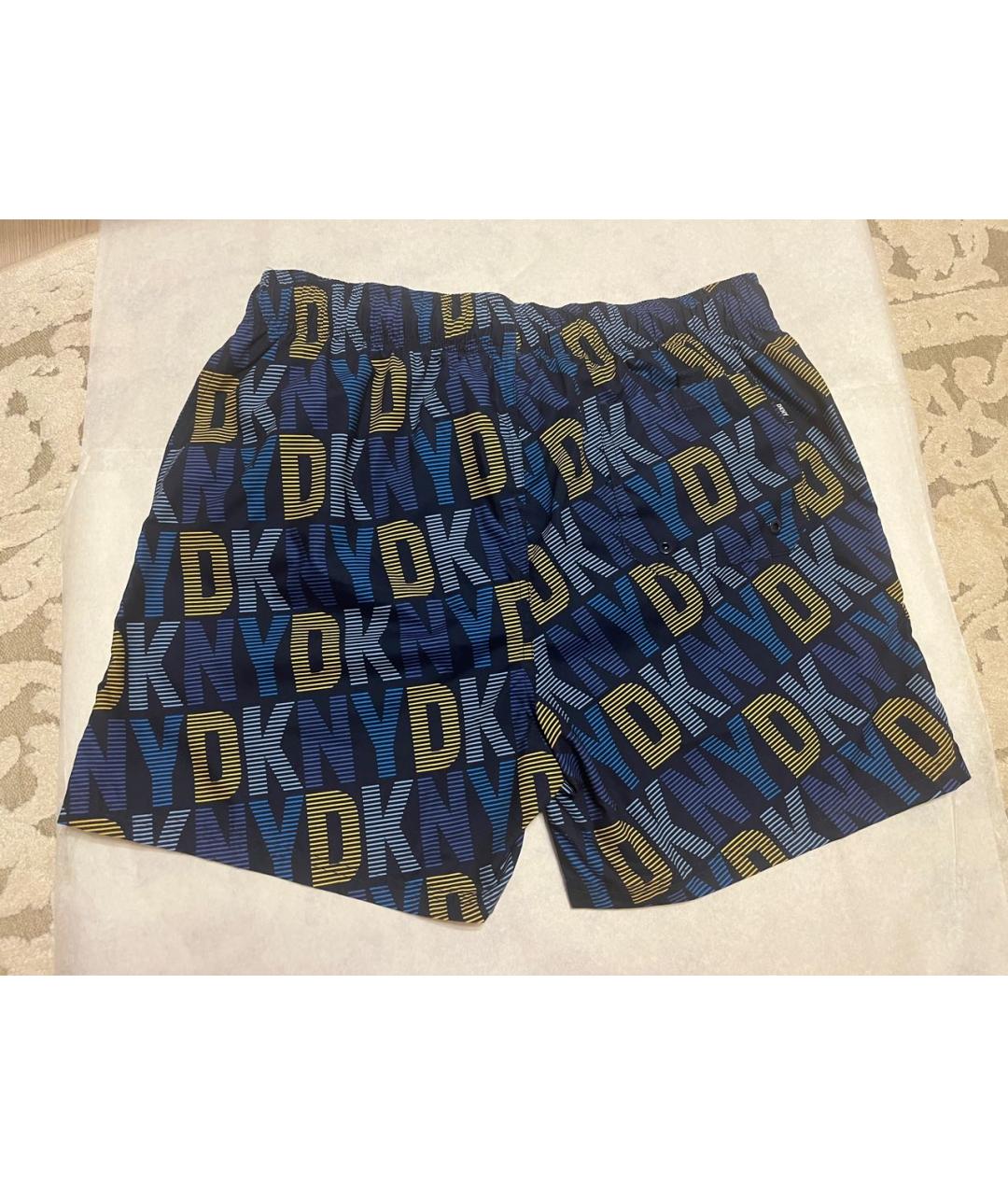 DKNY Синие полиэстеровые шорты, фото 2