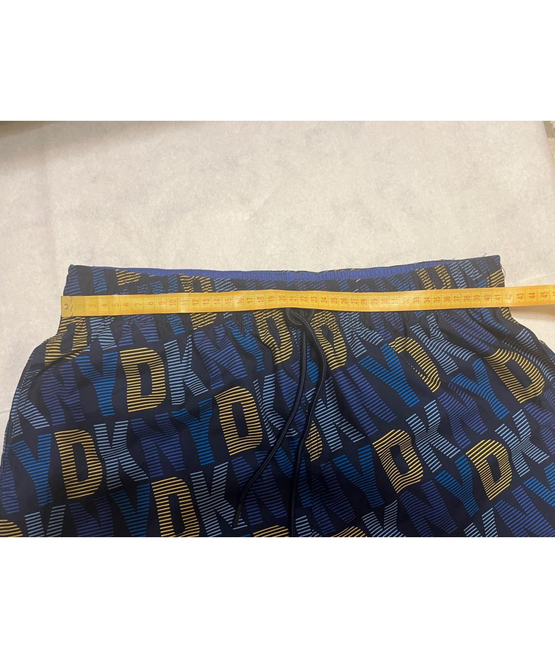 DKNY Синие полиэстеровые шорты, фото 6