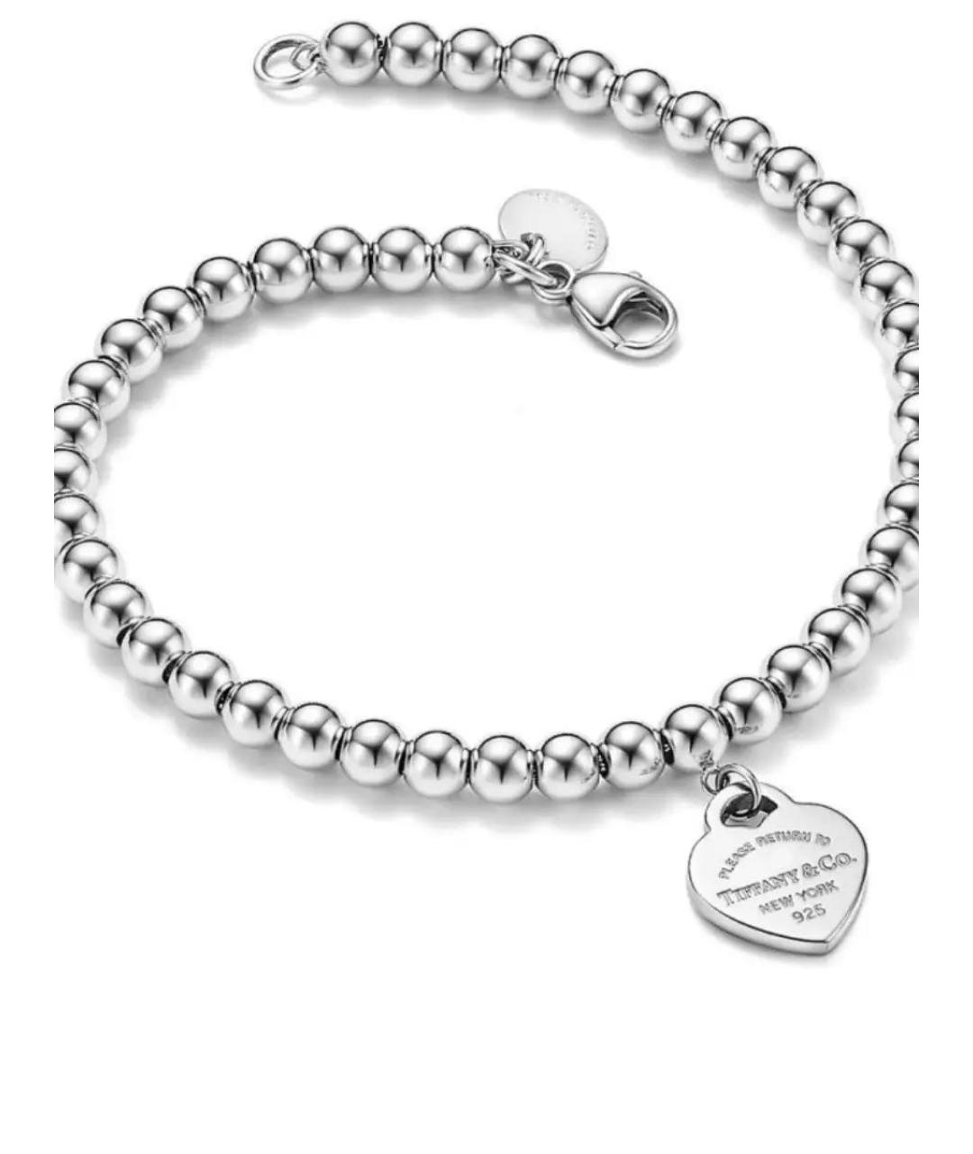 TIFFANY&CO Серебрянный серебряный браслет, фото 2
