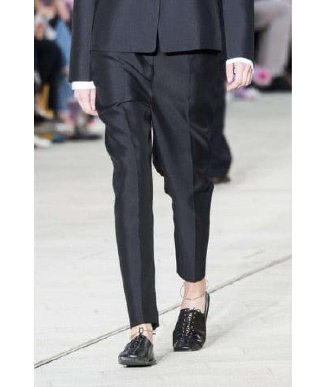 JIL SANDER Черные кожаные туфли, фото 3