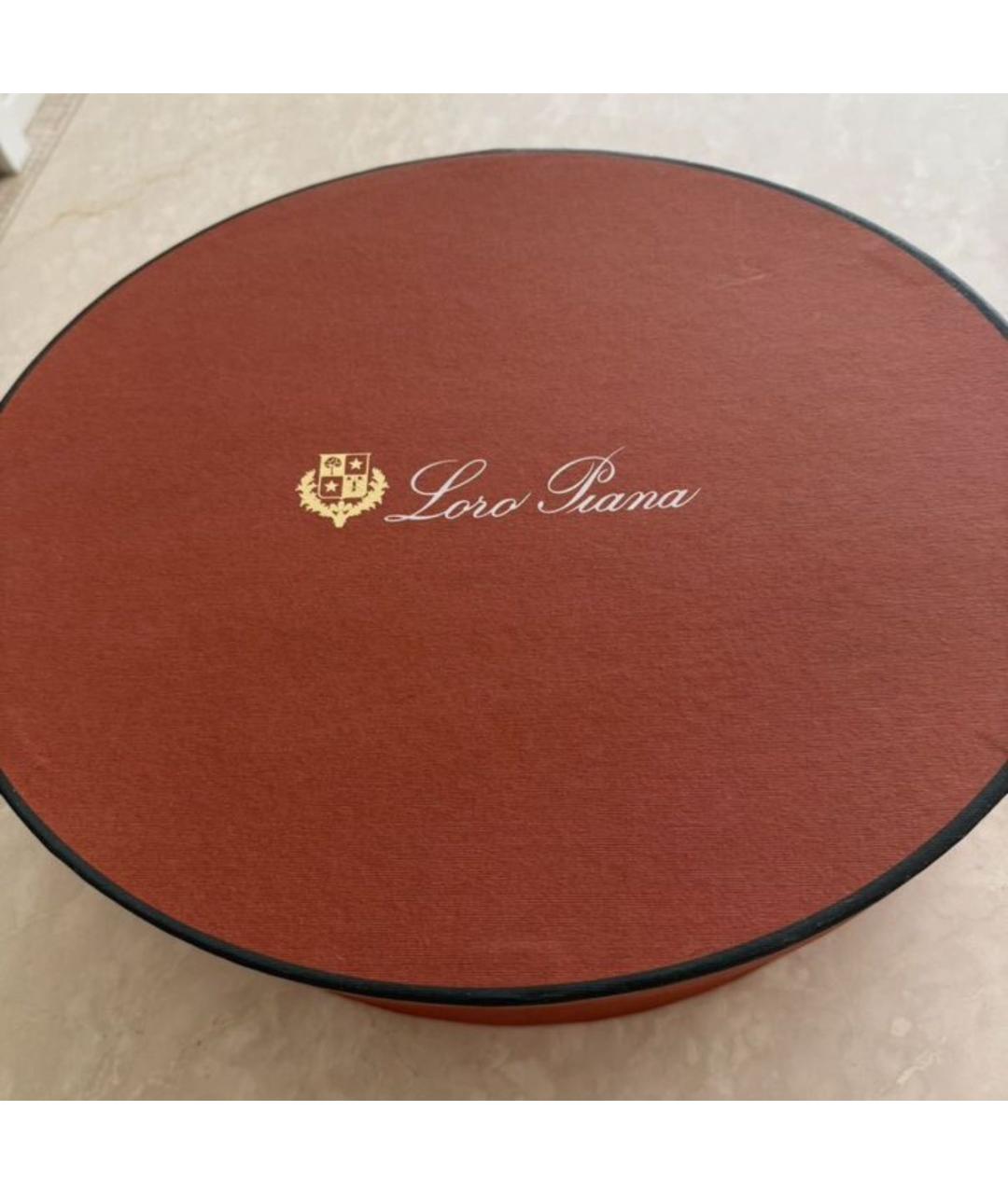 LORO PIANA Бежевая кашемировая шляпа, фото 3