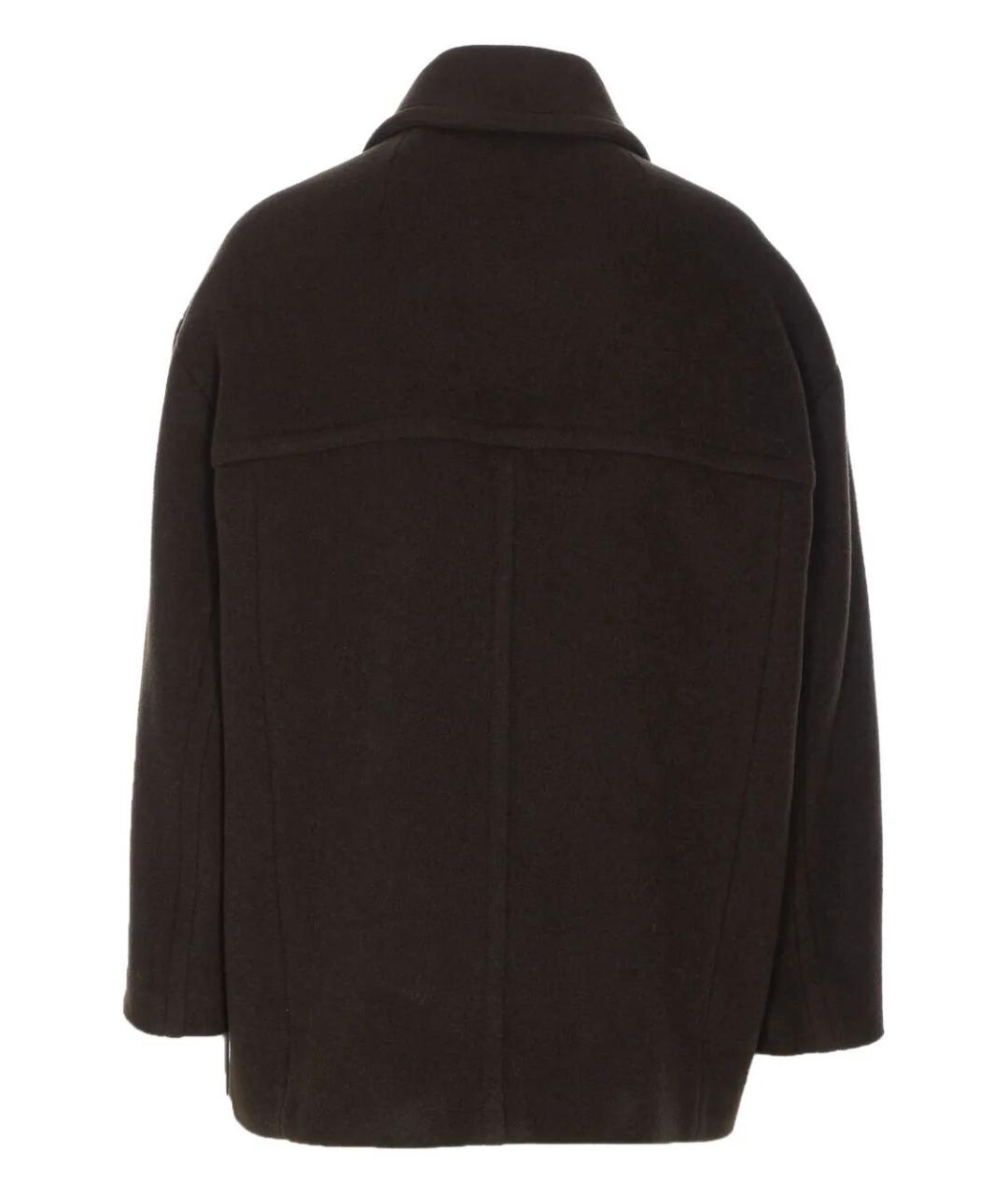 ISABEL MARANT Хаки шерстяное пальто, фото 2
