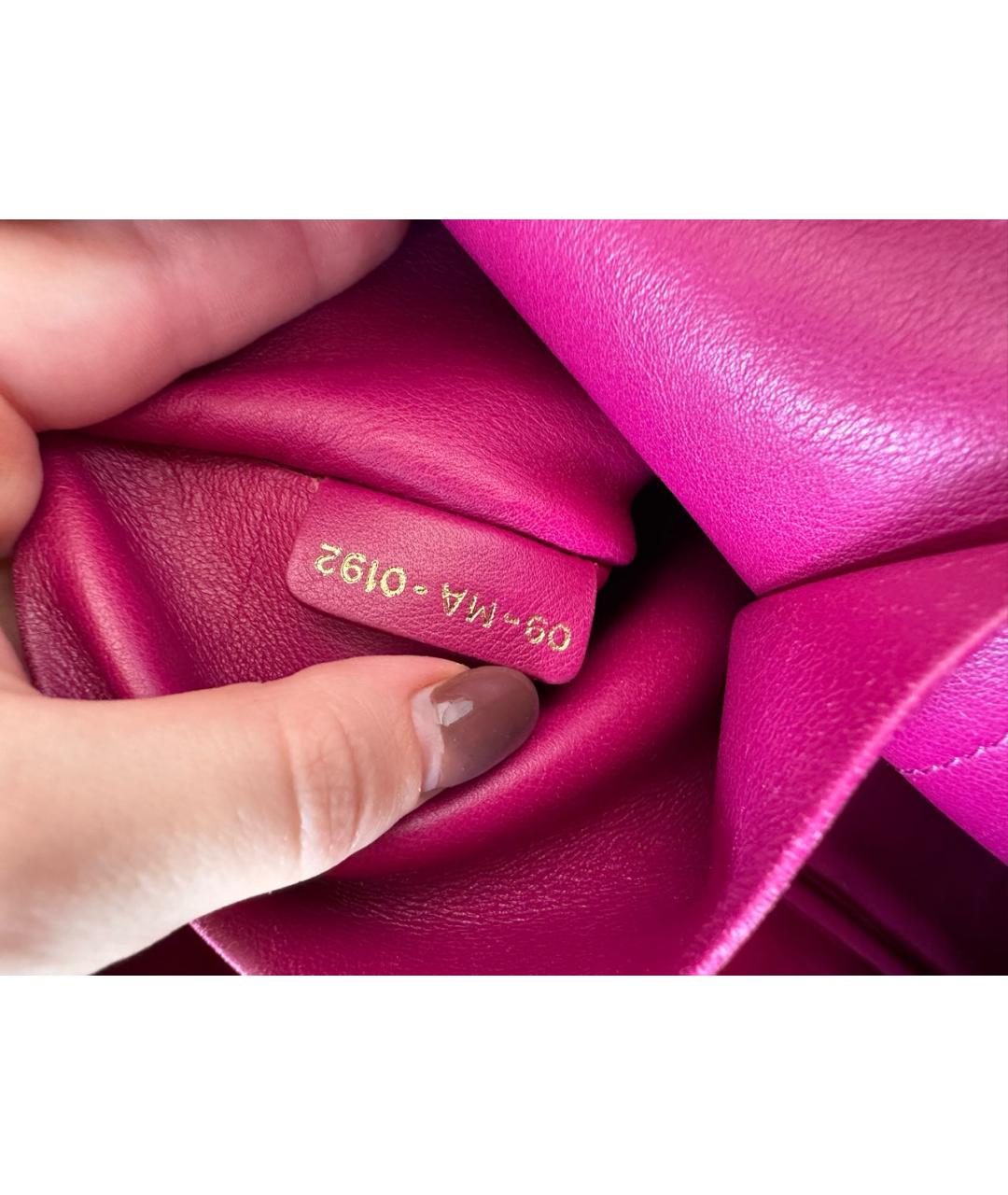 CHRISTIAN DIOR Черная кожаная сумка тоут, фото 7