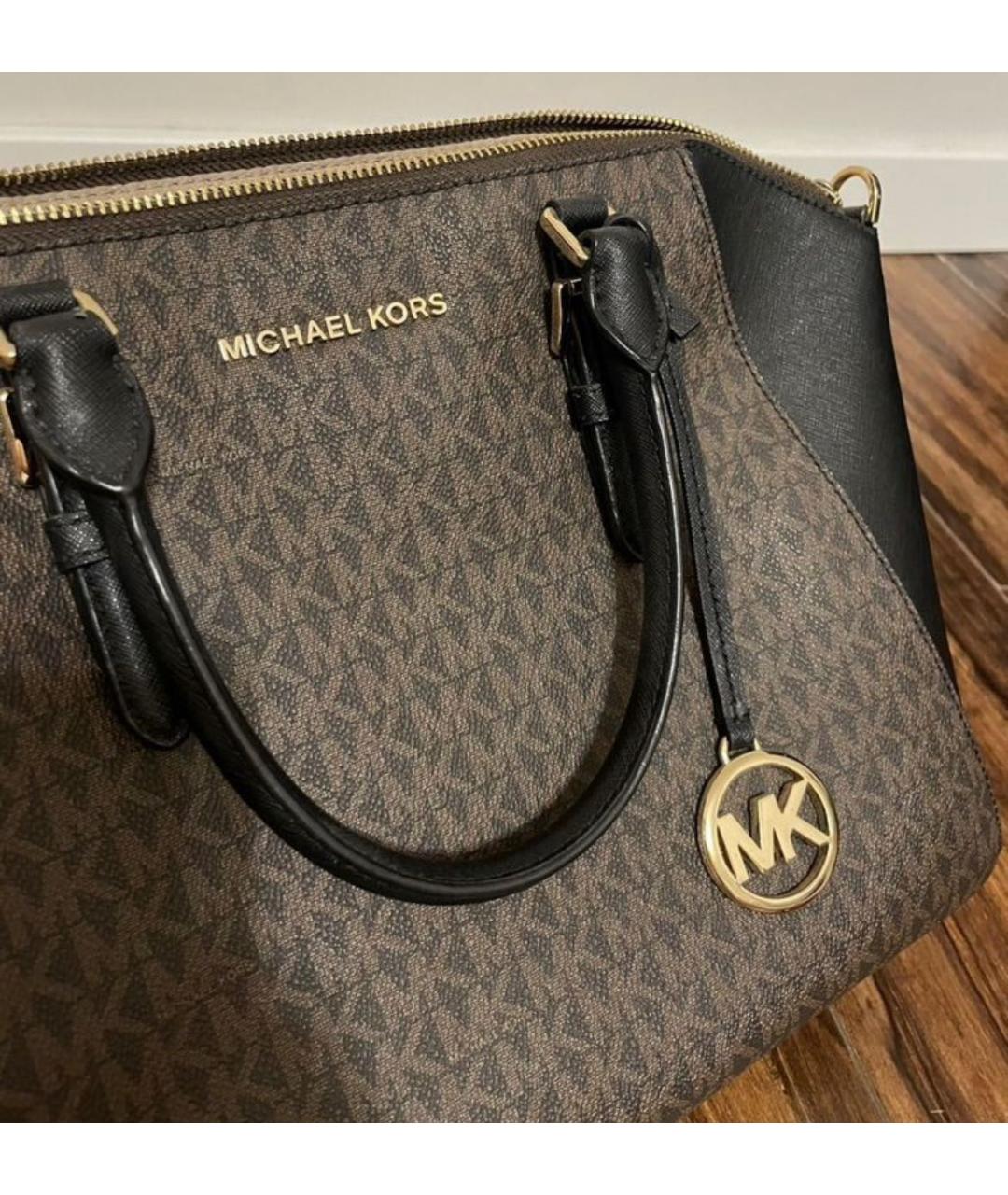 MICHAEL KORS Коричневая сумка тоут, фото 3