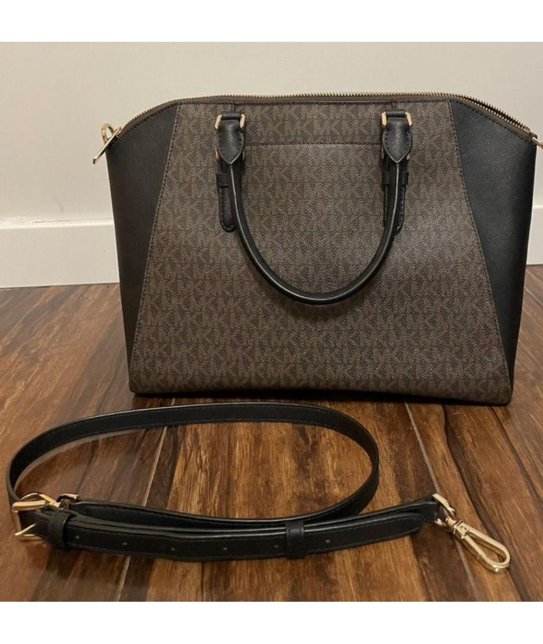 MICHAEL KORS Коричневая сумка тоут, фото 2