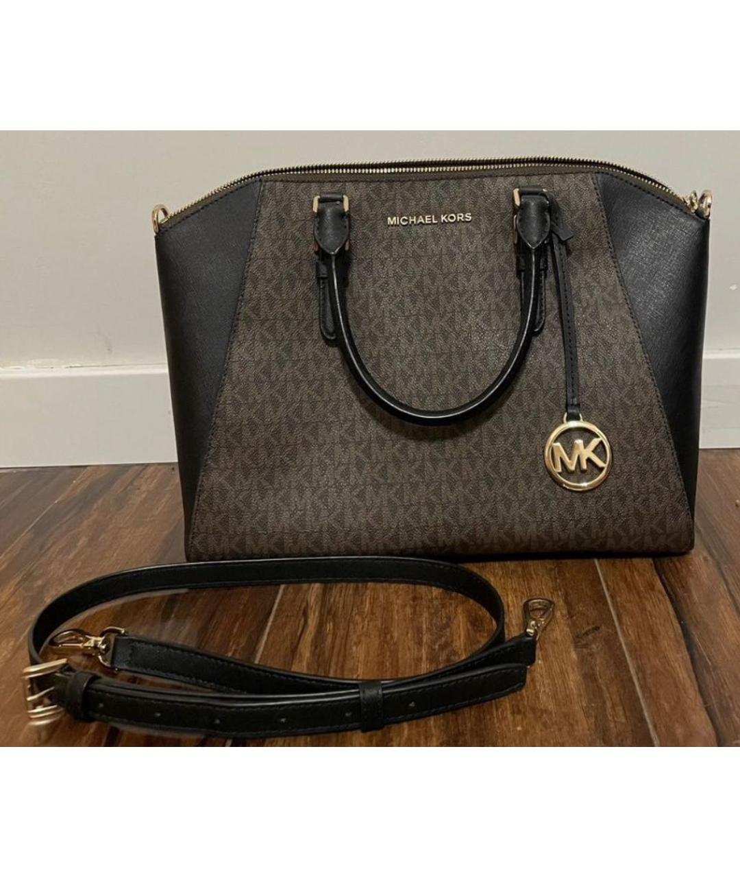 MICHAEL KORS Коричневая сумка тоут, фото 7
