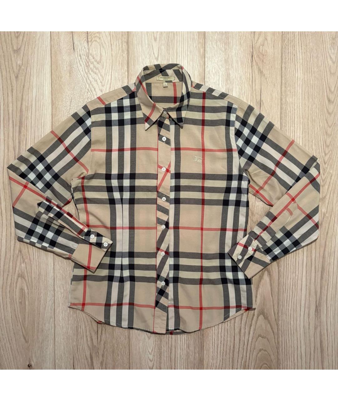 BURBERRY Мульти хлопковая рубашка, фото 8