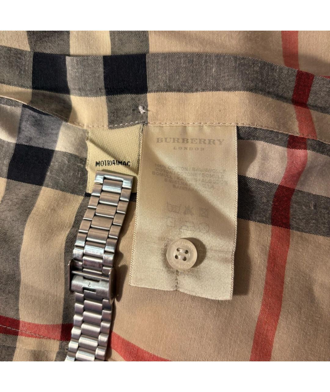 BURBERRY Мульти хлопковая рубашка, фото 6