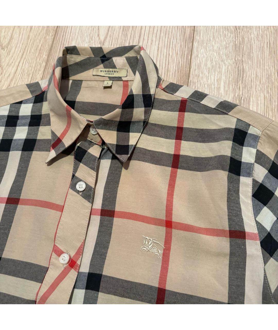 BURBERRY Мульти хлопковая рубашка, фото 2