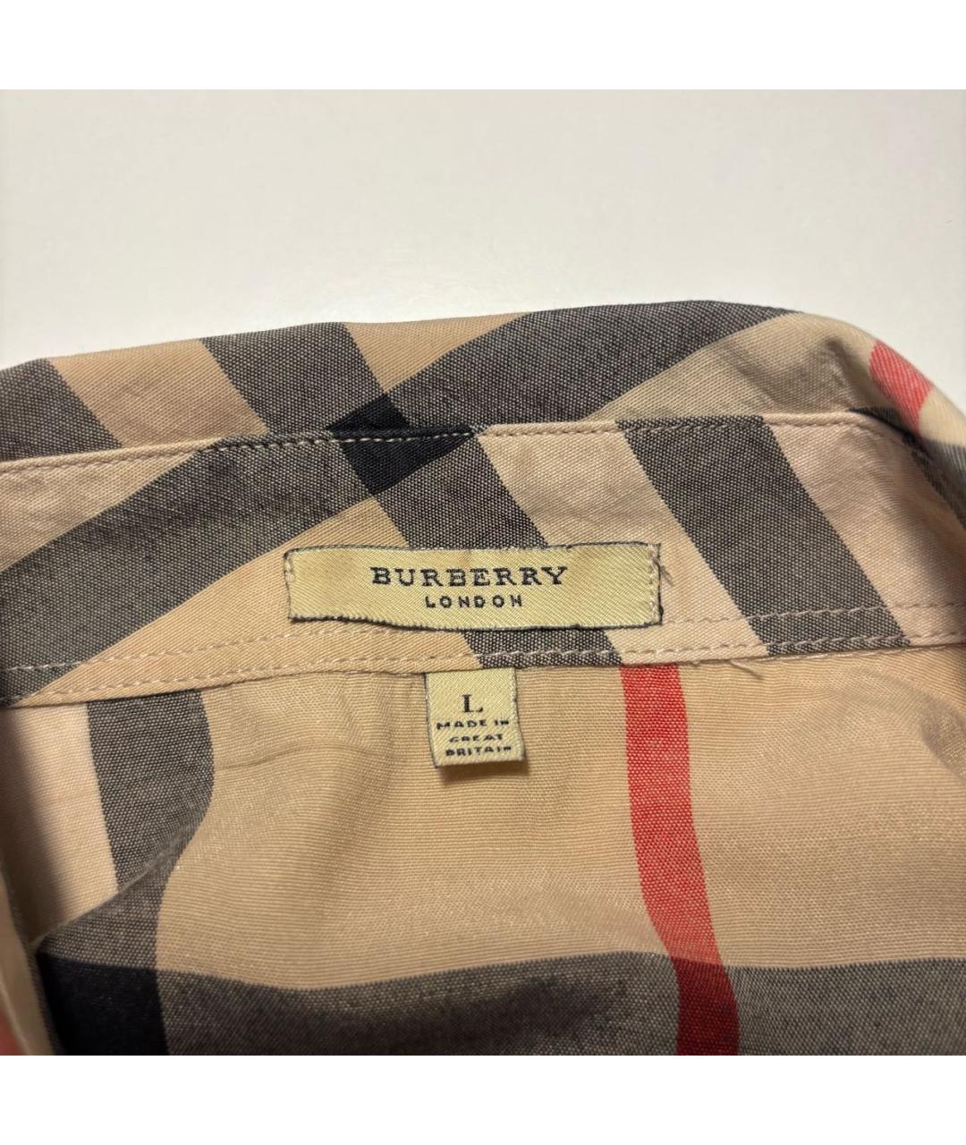 BURBERRY Мульти хлопковая рубашка, фото 4