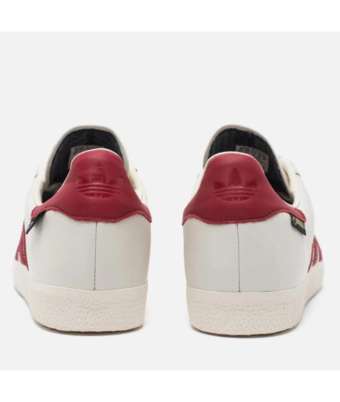 ADIDAS Белые кожаные низкие кроссовки / кеды, фото 4