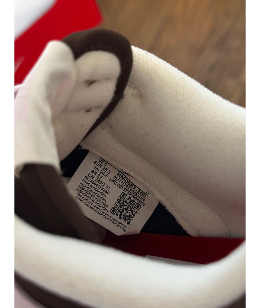 NIKE Розовые кожаные кроссовки, фото 6