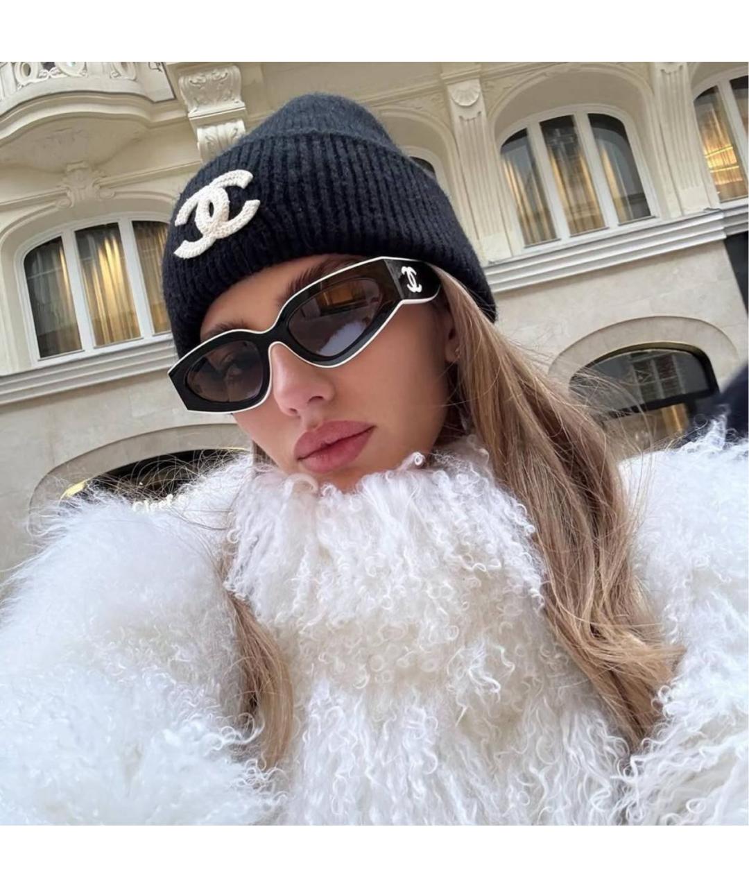 CHANEL Пластиковые солнцезащитные очки, фото 4