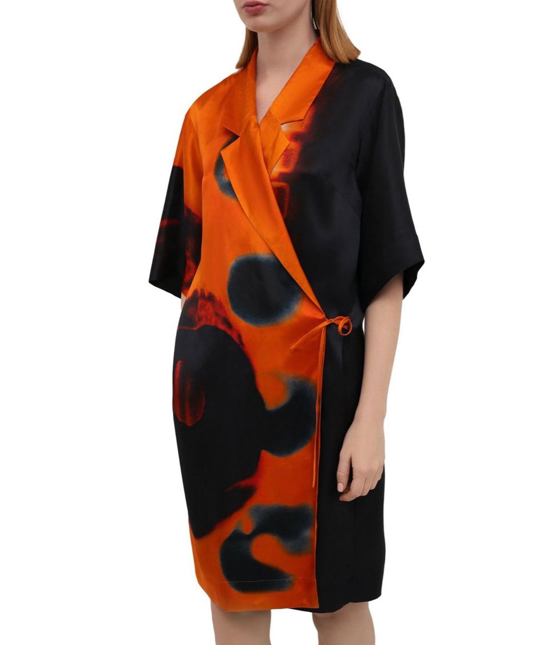 DRIES VAN NOTEN Оранжевое повседневное платье, фото 3
