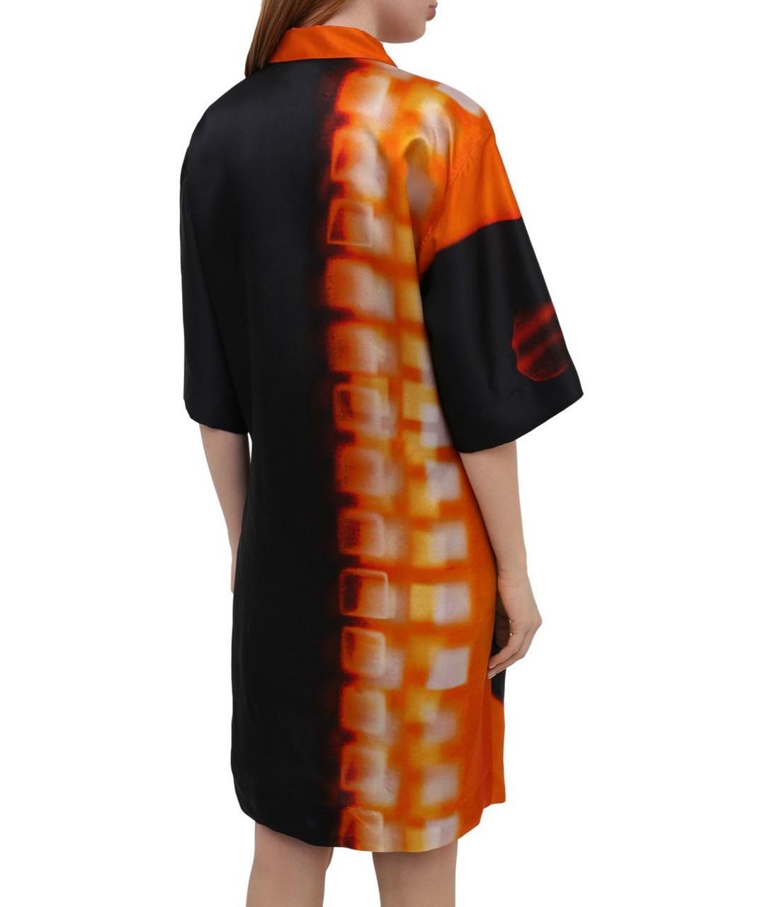 DRIES VAN NOTEN Оранжевое повседневное платье, фото 4