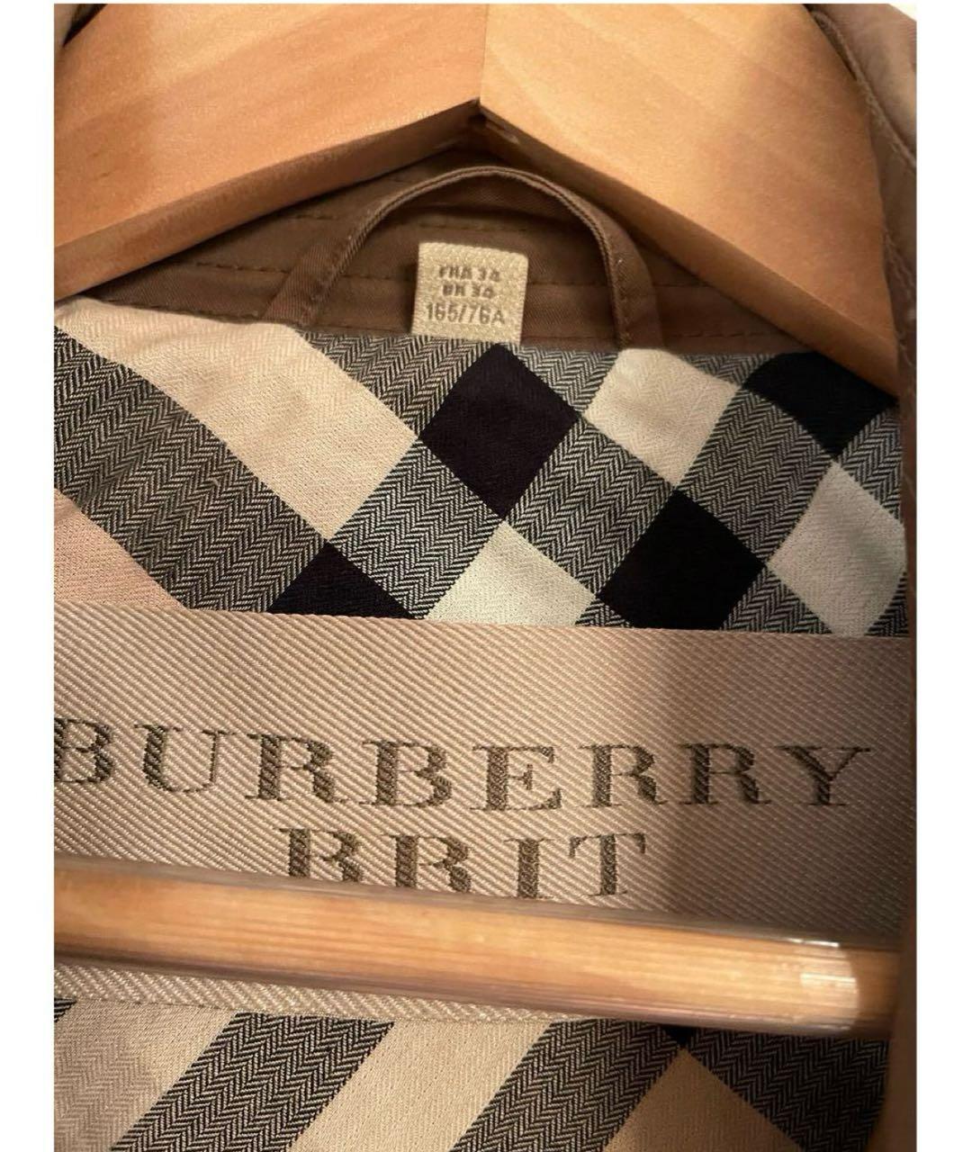 BURBERRY Хаки хлопковый тренч/плащ, фото 8