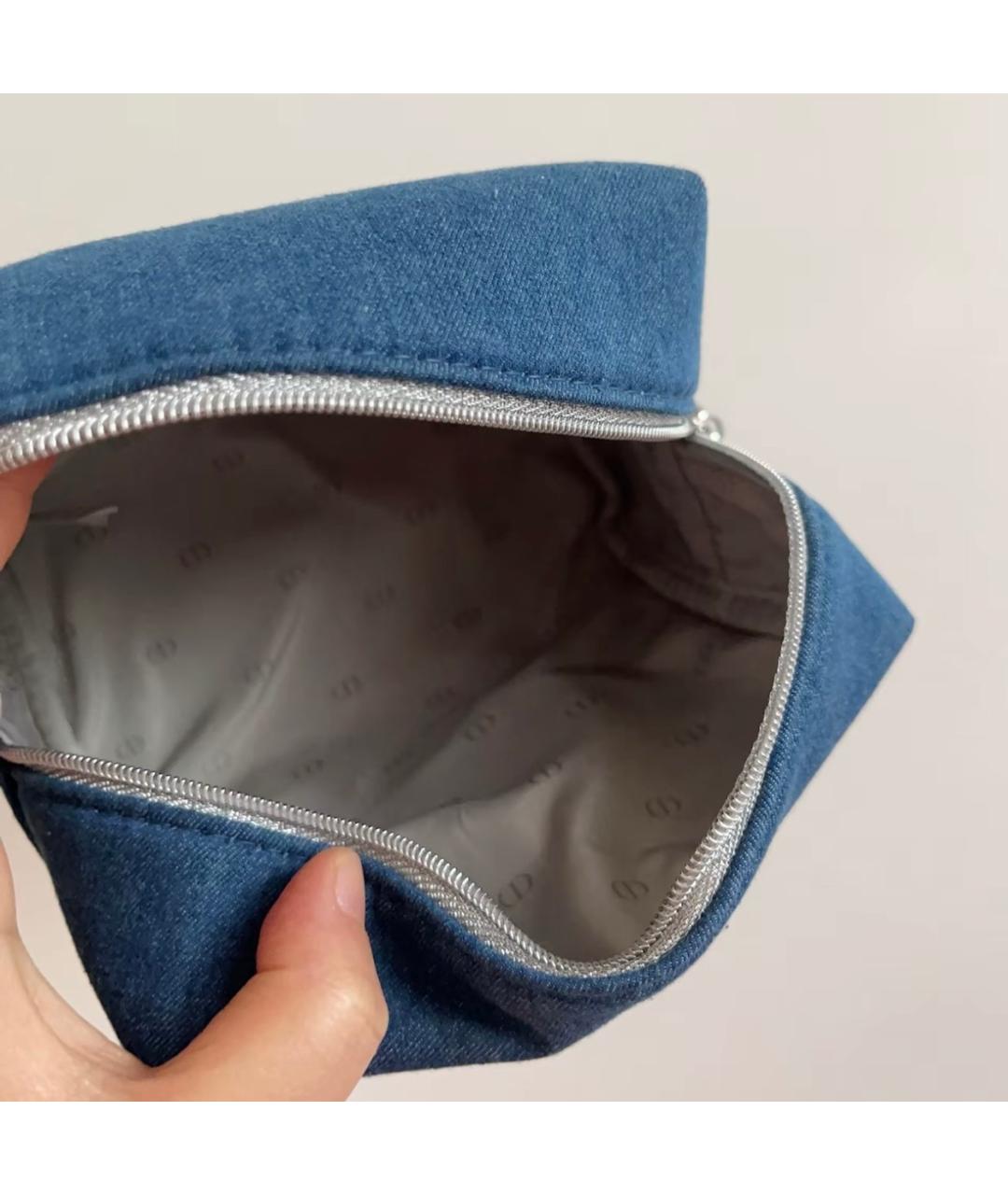 DIOR BEAUTY Темно-синяя тканевая косметичка, фото 4