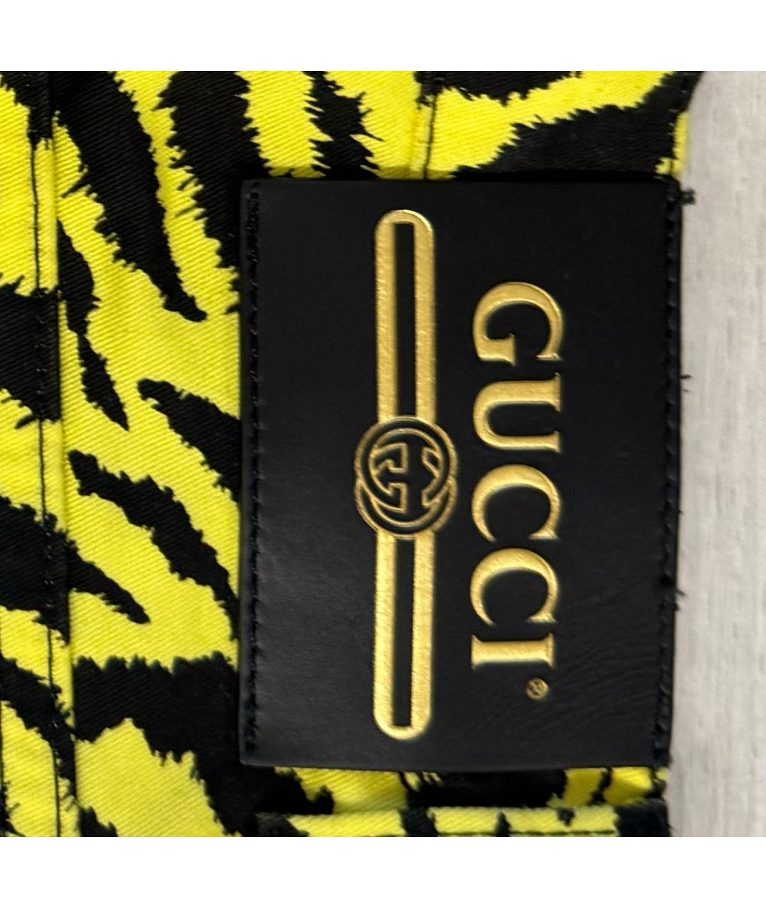 GUCCI Хлопко-полиэстеровые джинсы слим, фото 3