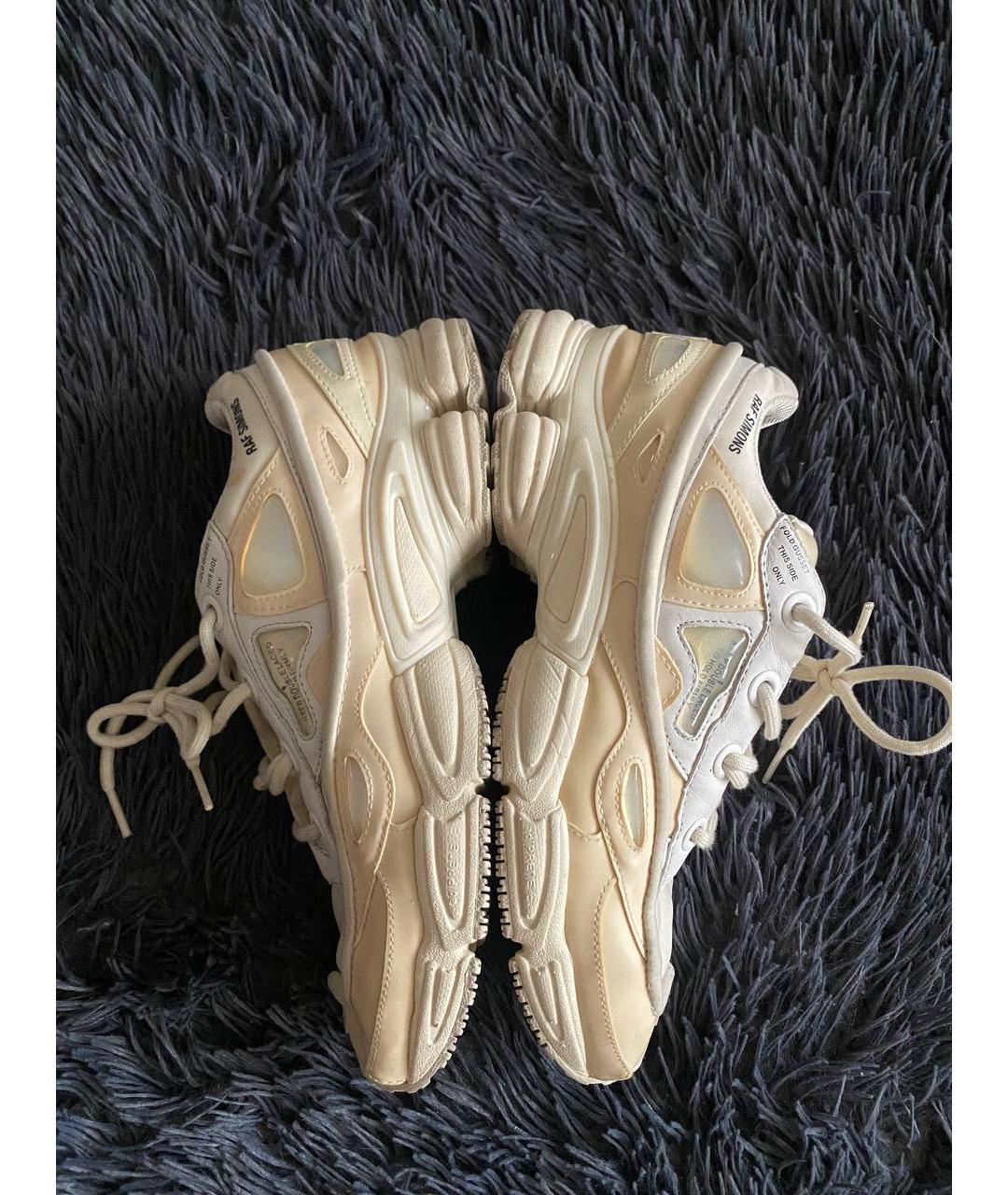 RAF SIMONS Бежевые низкие кроссовки / кеды, фото 2