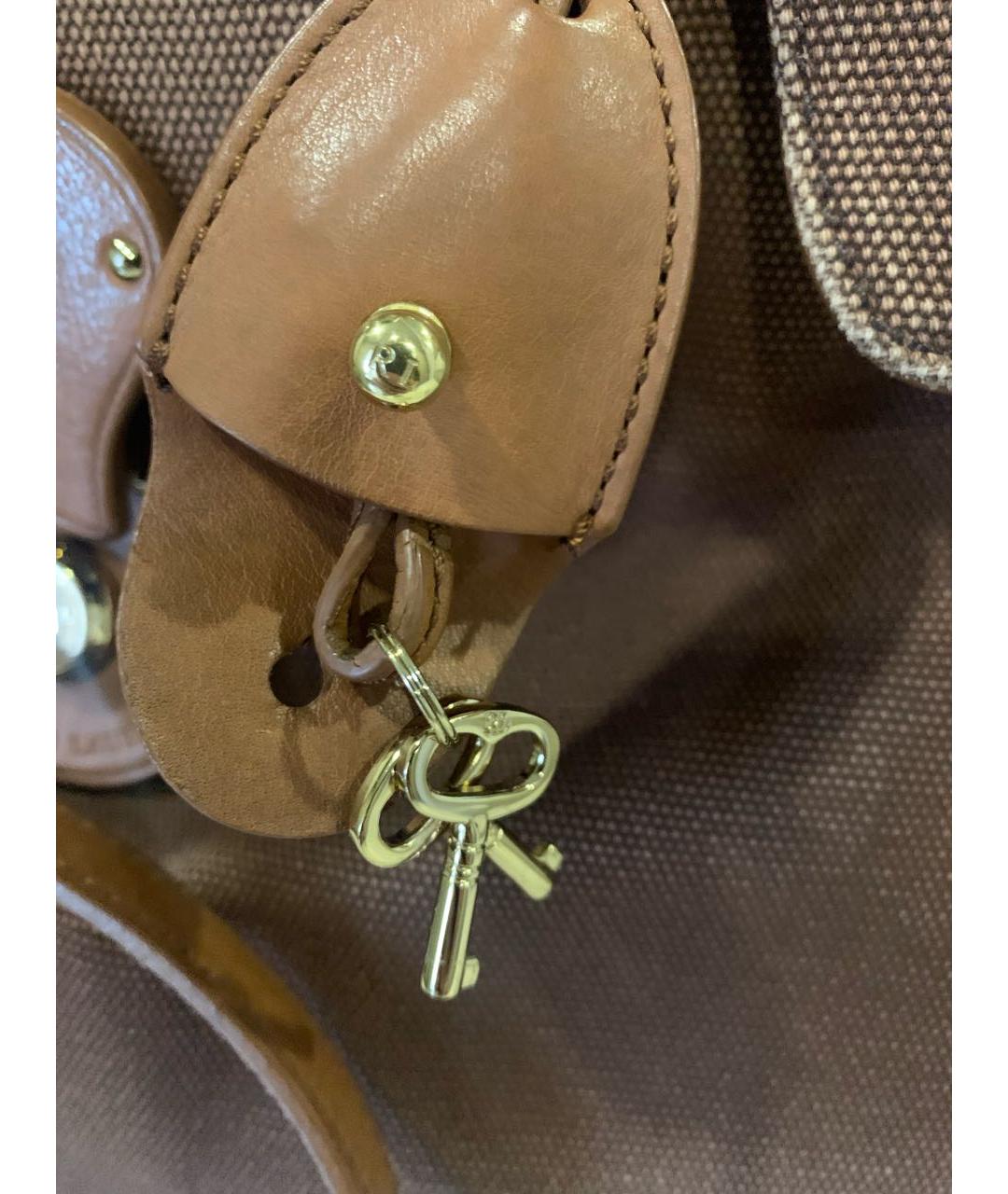 RALPH LAUREN Коричневая сумка тоут, фото 3