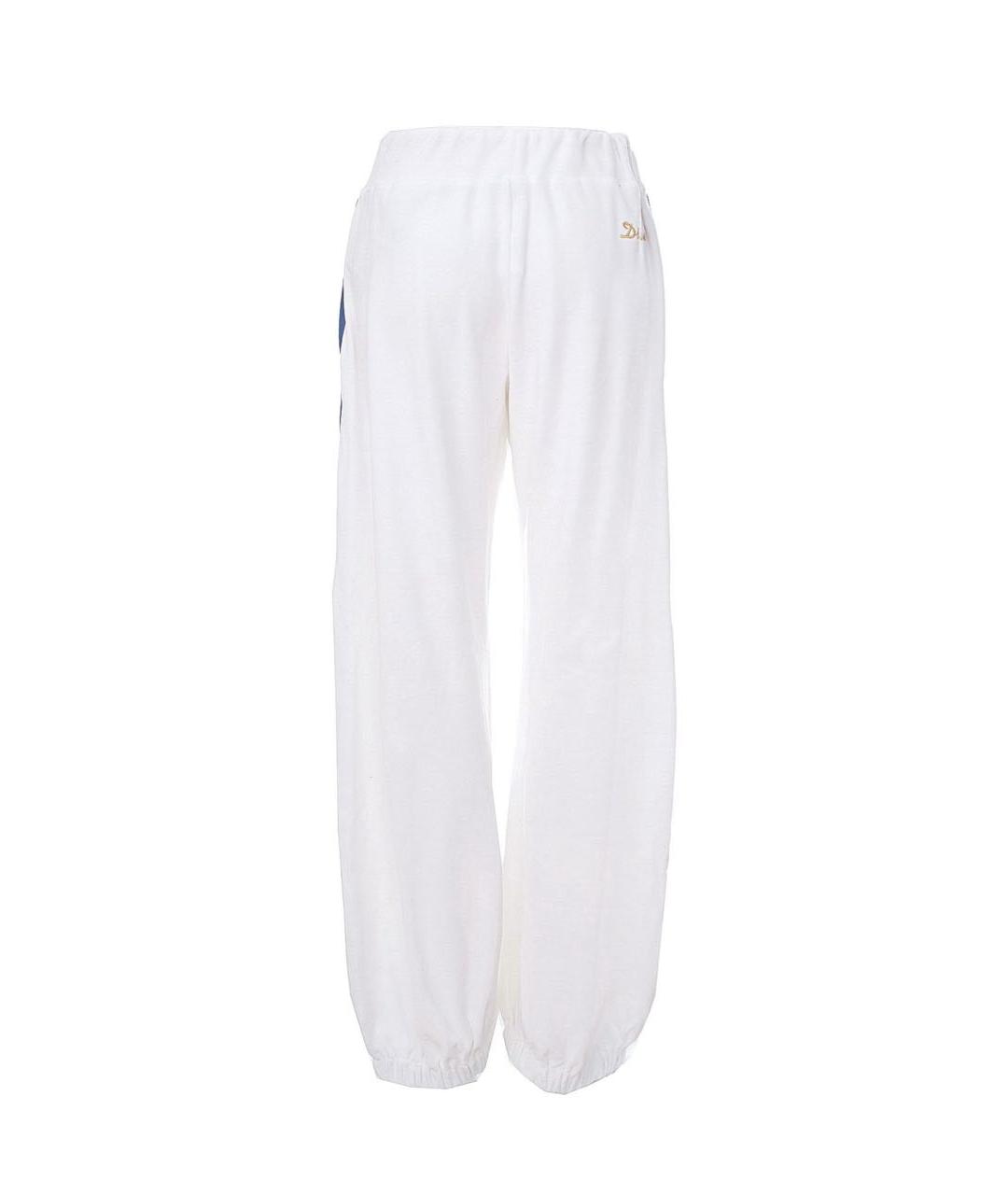 DSQUARED2 Белые хлопковые спортивные брюки и шорты, фото 2