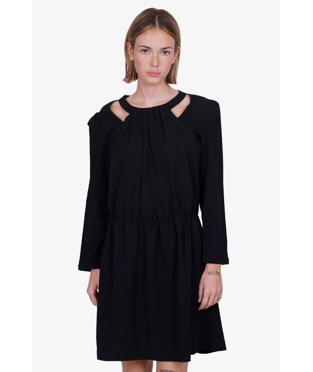 SONIA RYKIEL Черное полиэстеровое платье, фото 5
