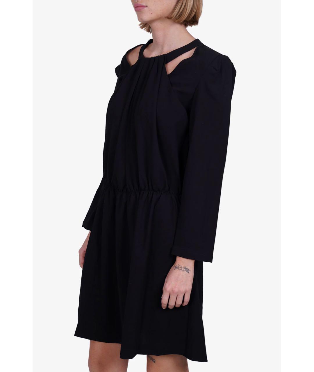 SONIA RYKIEL Черное полиэстеровое платье, фото 6