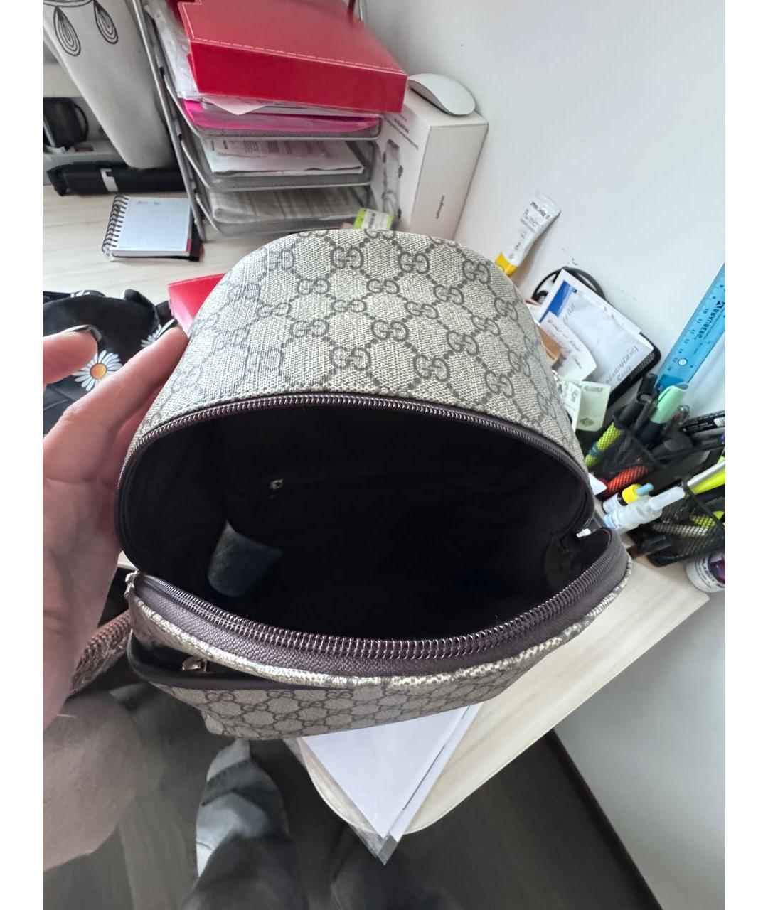 GUCCI Коричневый рюкзак, фото 5