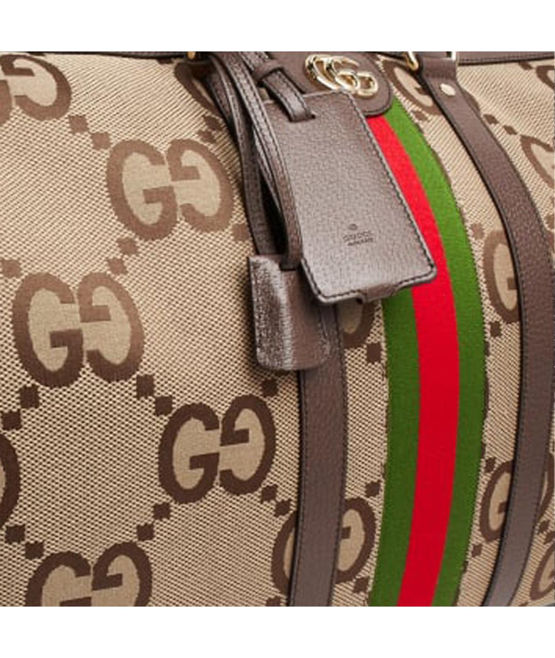 GUCCI Бежевая барсетка, фото 3