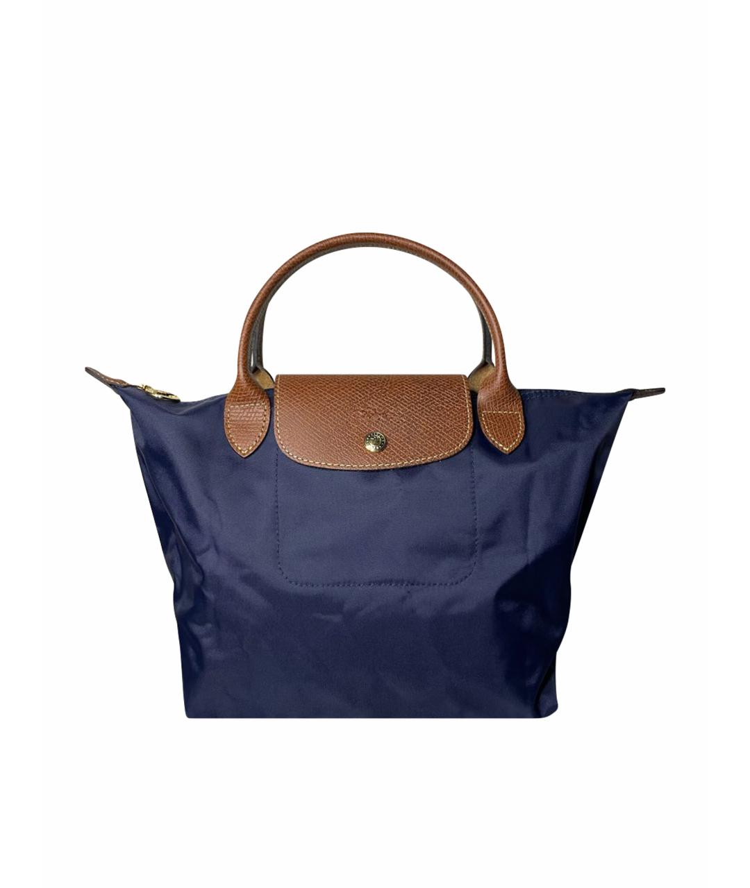 LONGCHAMP Синяя сумка тоут, фото 1