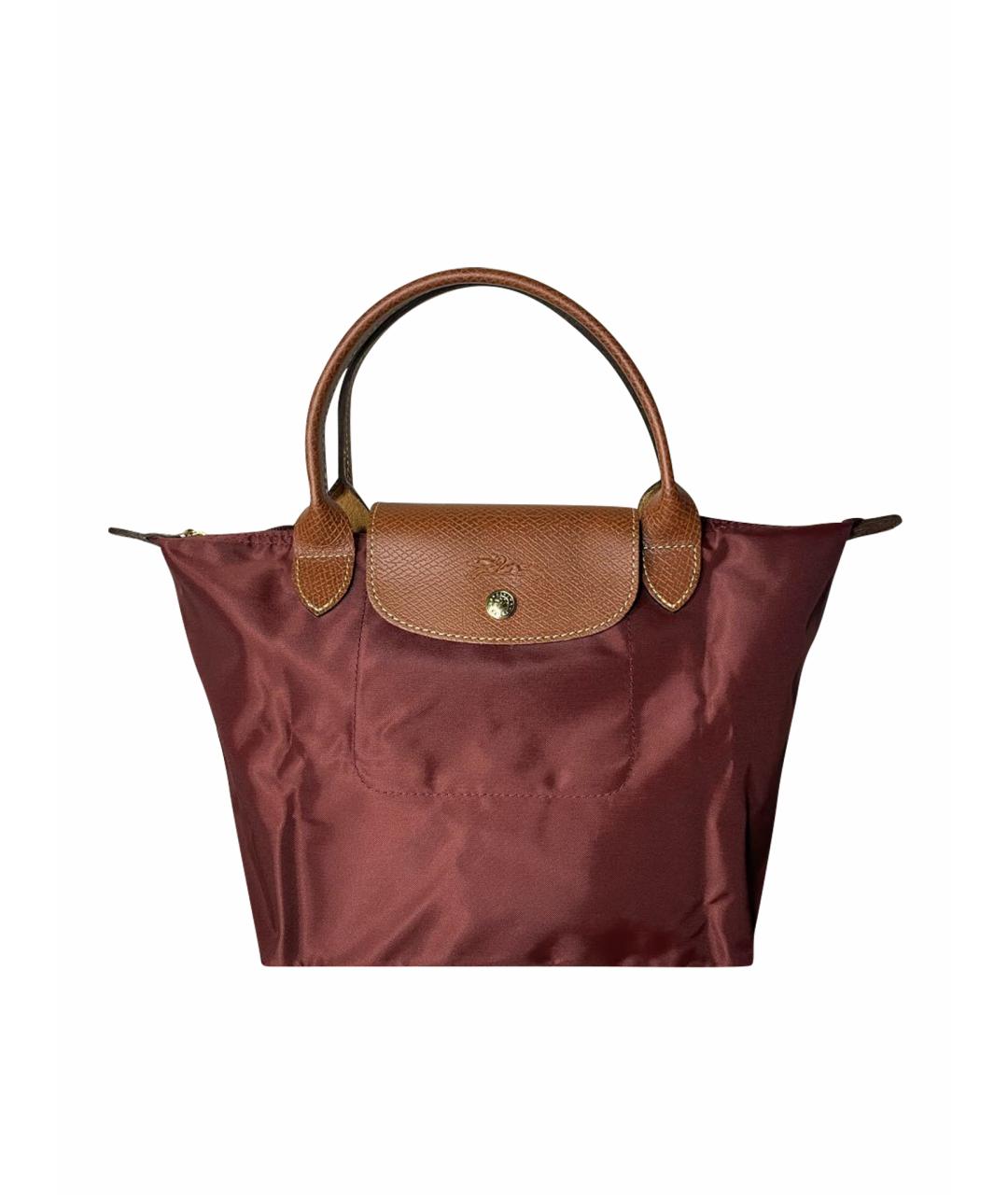 LONGCHAMP Бордовая сумка тоут, фото 1