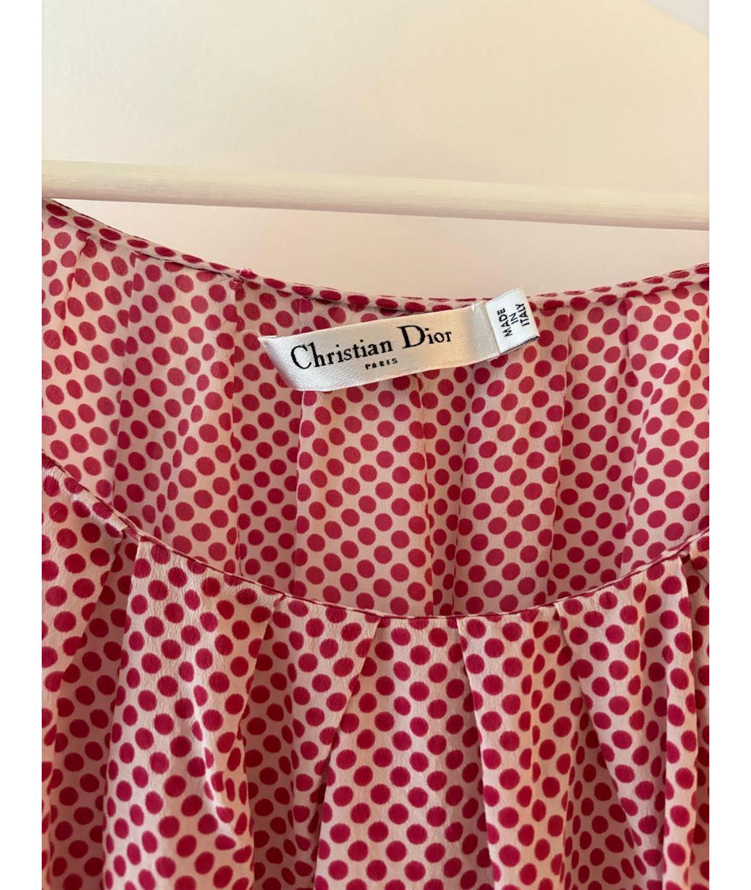 CHRISTIAN DIOR Шелковая блузы, фото 3