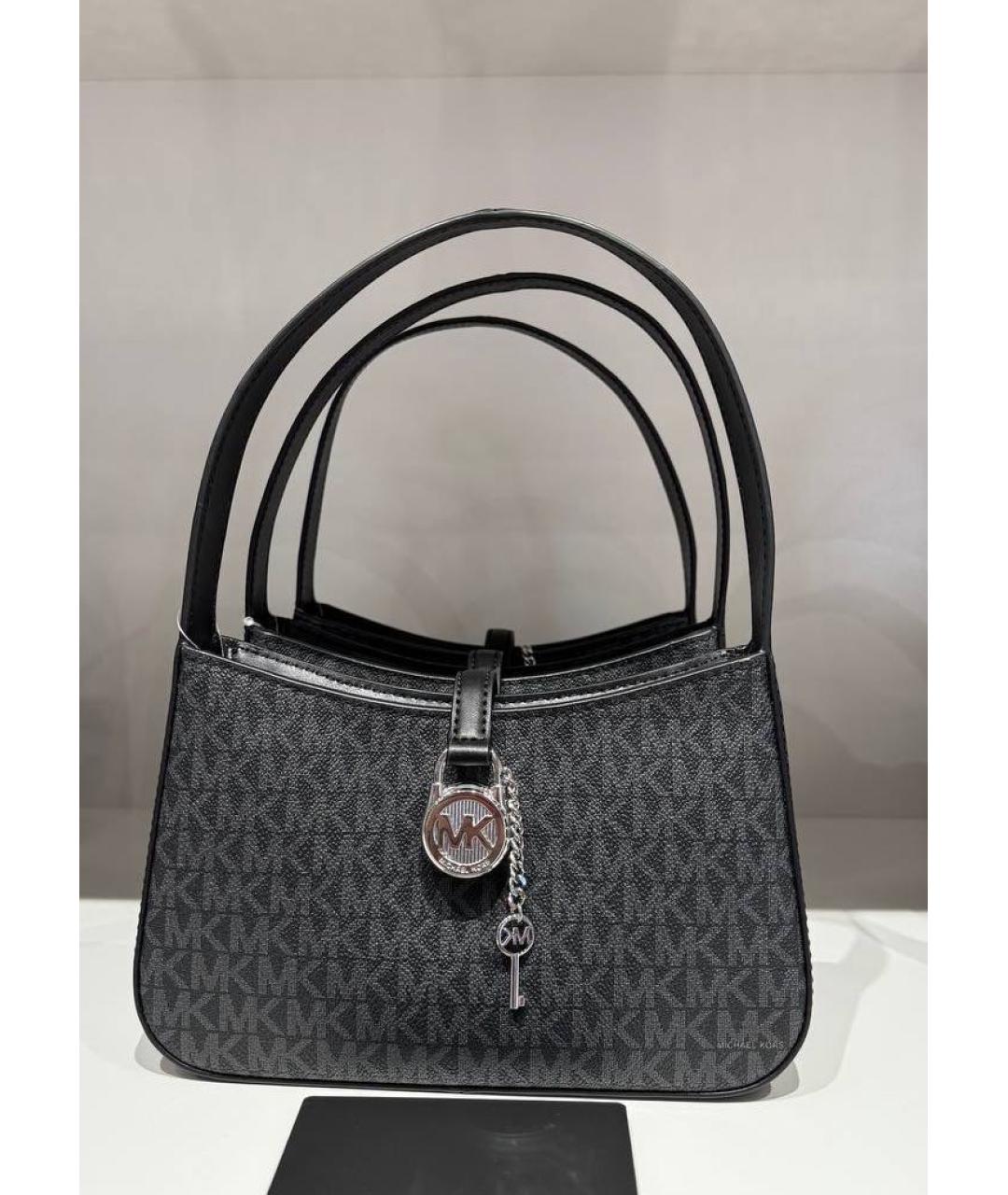 MICHAEL KORS Черная сумка с короткими ручками, фото 2