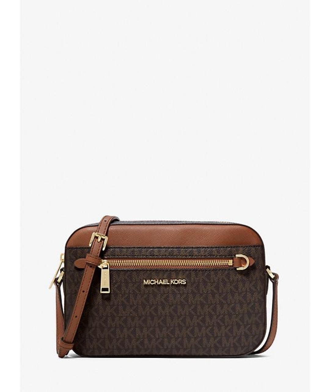 MICHAEL KORS Коричневая сумка через плечо, фото 6
