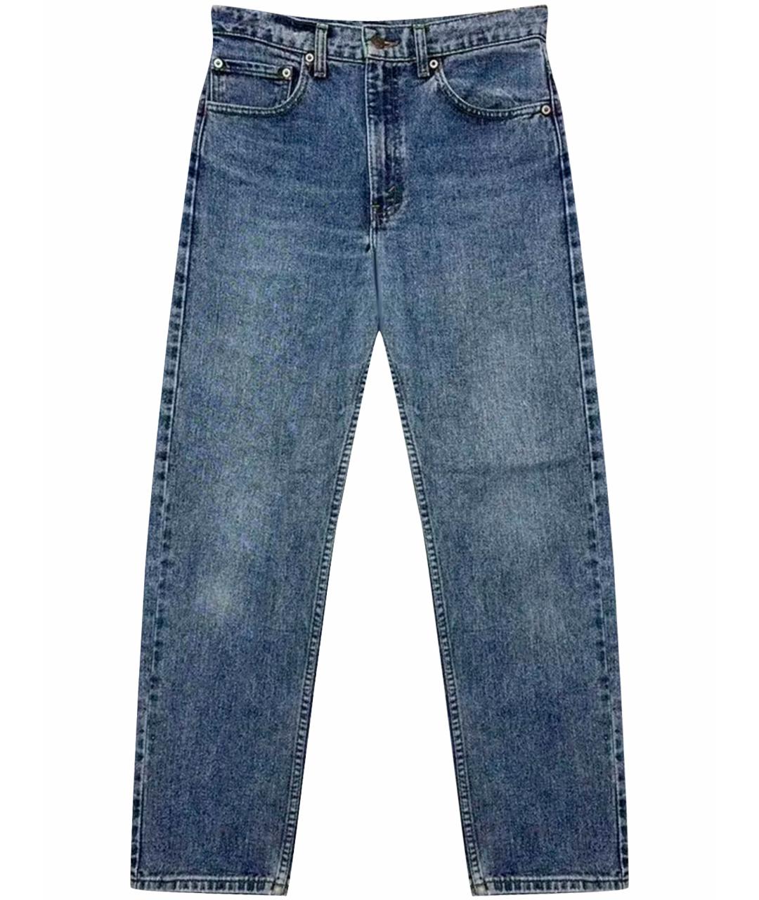 LEVI'S Синие хлопковые прямые джинсы, фото 1