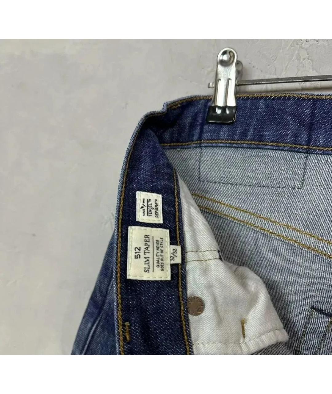 LEVI'S Темно-синие джинсы скинни, фото 7