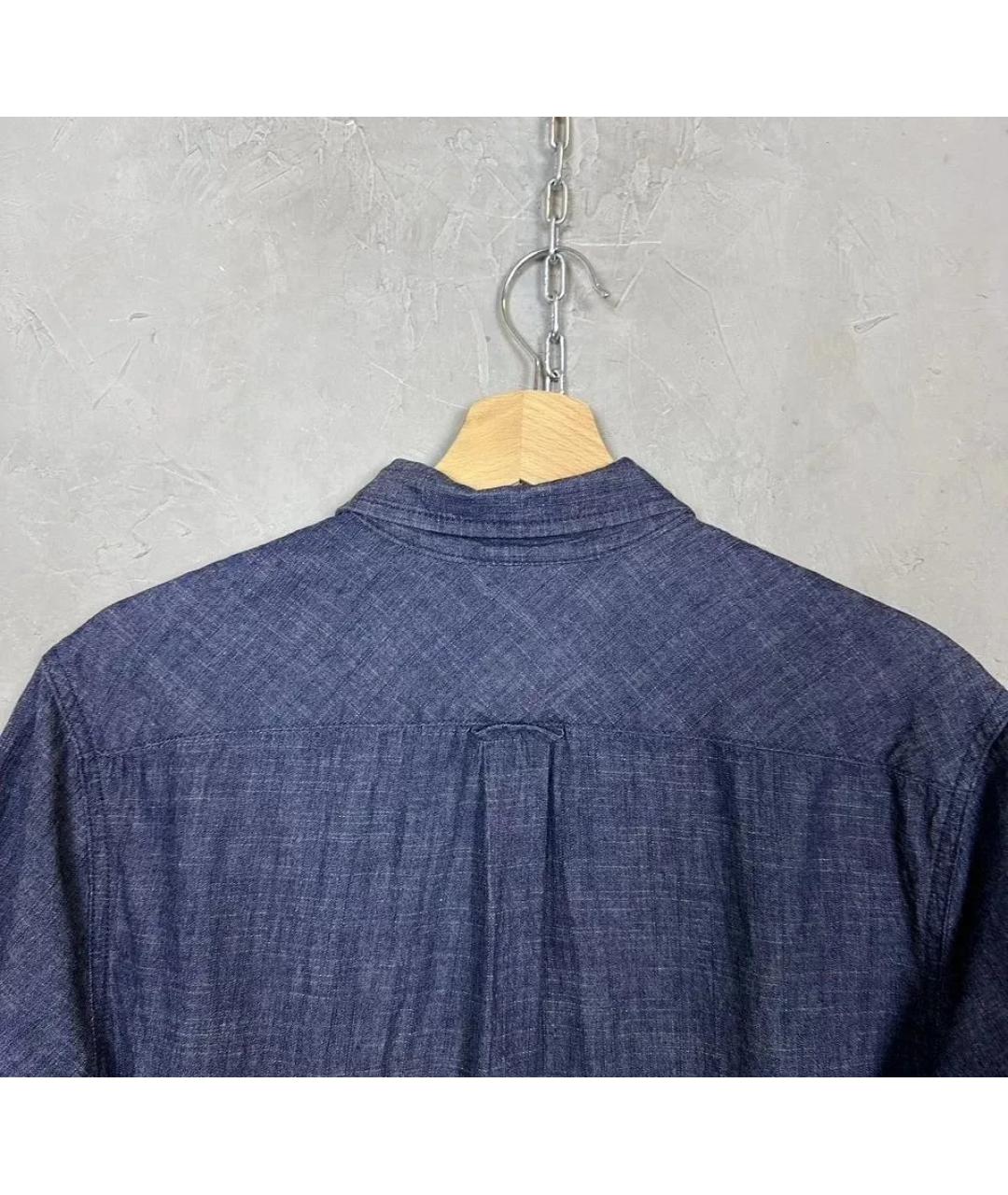LEVI'S Темно-синяя хлопковая кэжуал рубашка, фото 7